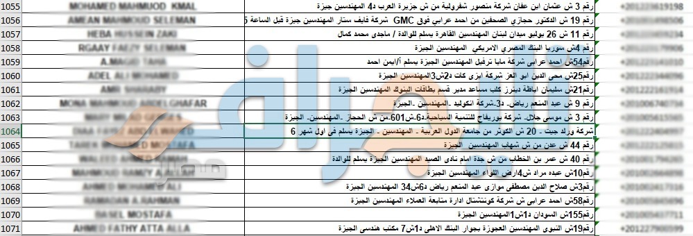بيانات للعملاء